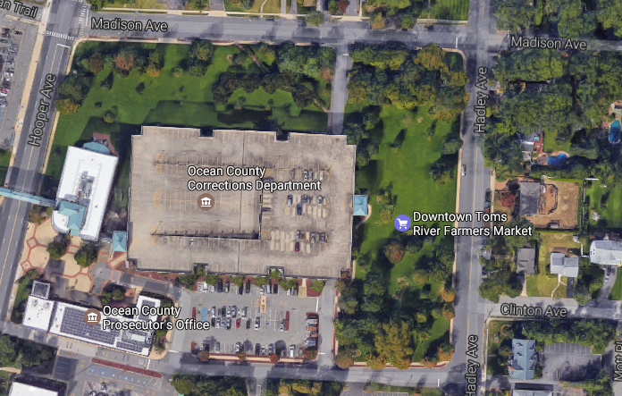 The new location of the Toms River Farmers' Market. (Credit: Google Maps)