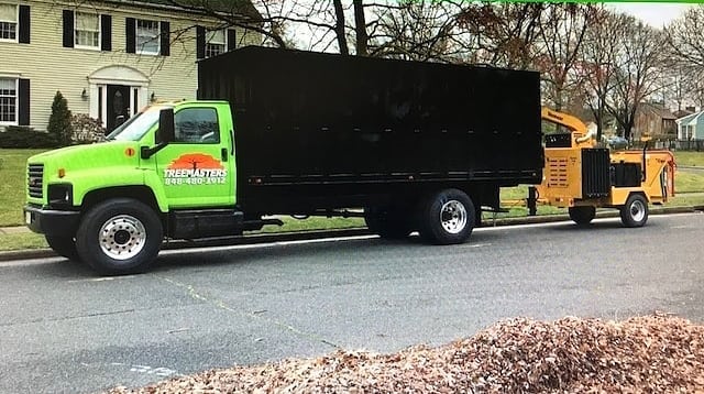 A commercial woodchipping truck that's missing in Ocean County. (Photo: TRPD)