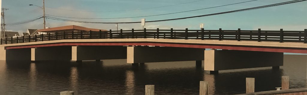 A rendering of the replacement of the Chadwick Island Bridge in Toms River. (Photo: Daniel Nee)
