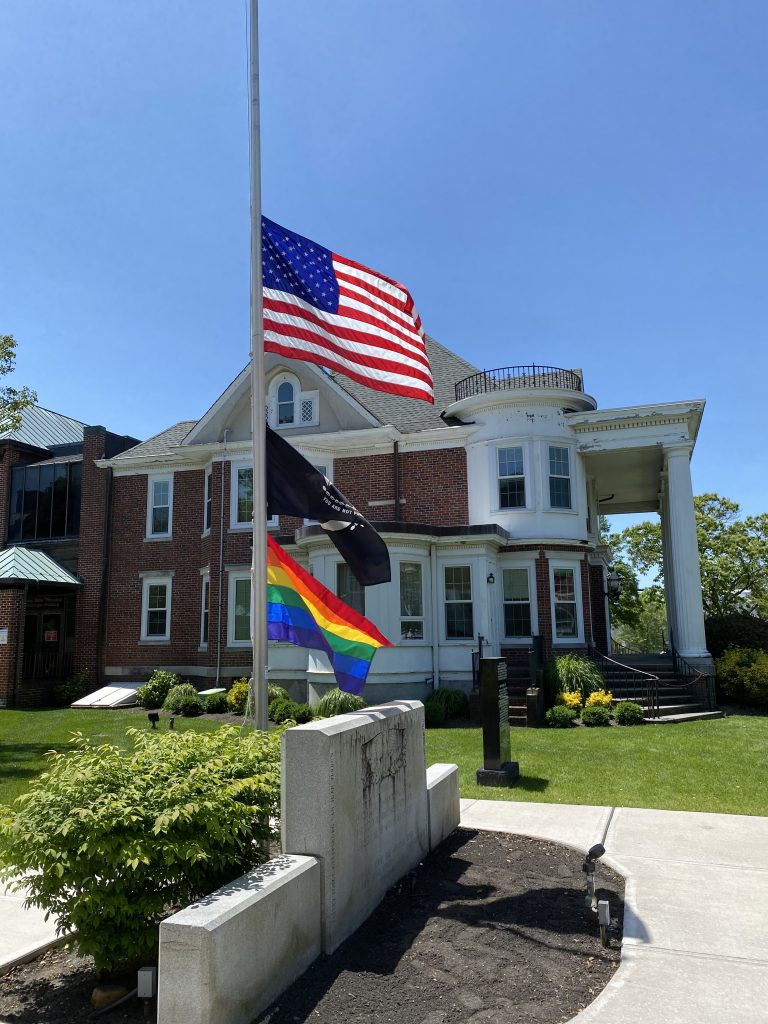 Pride Flag Raising, June 2020. (Photo: Evan Phalon)