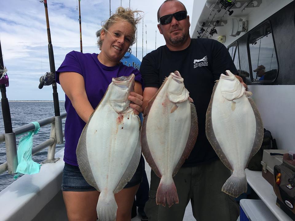 Fluke caught the first week of August on board the Gambler party boat. (Photo: Gambler Crew)