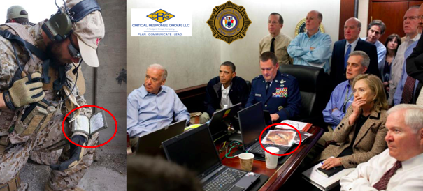 Technology being used by federal officials during the raid on Osama bin Laden's compound. (Photo: OCPO)