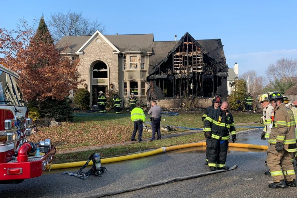 The site of a house fire at Rolling Hills Court, Toms River, Dec. 13, 2018. (File Photo)