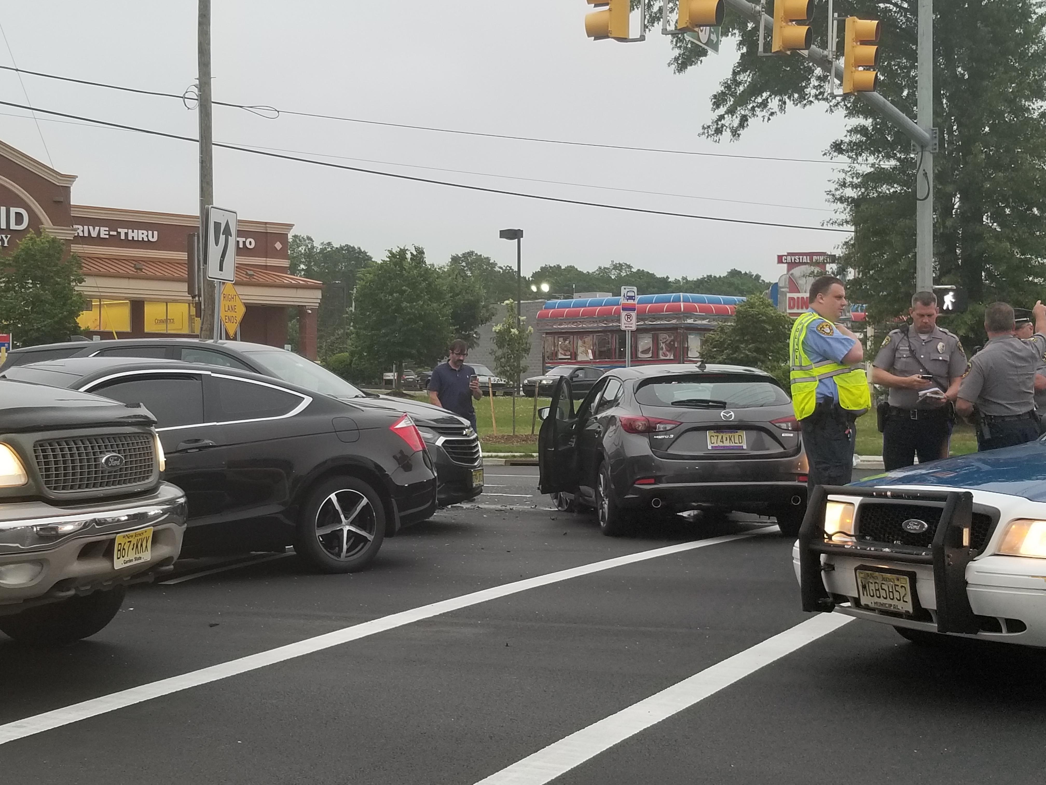 A multi-car hit-and-run accident on Route 37, May 29, 2019. (Photo: TRPD)