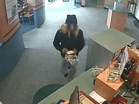 Surveillance footage of a bank robbery in Toms River, N.J., Jan. 23, 2020. (Photo: TRPD)