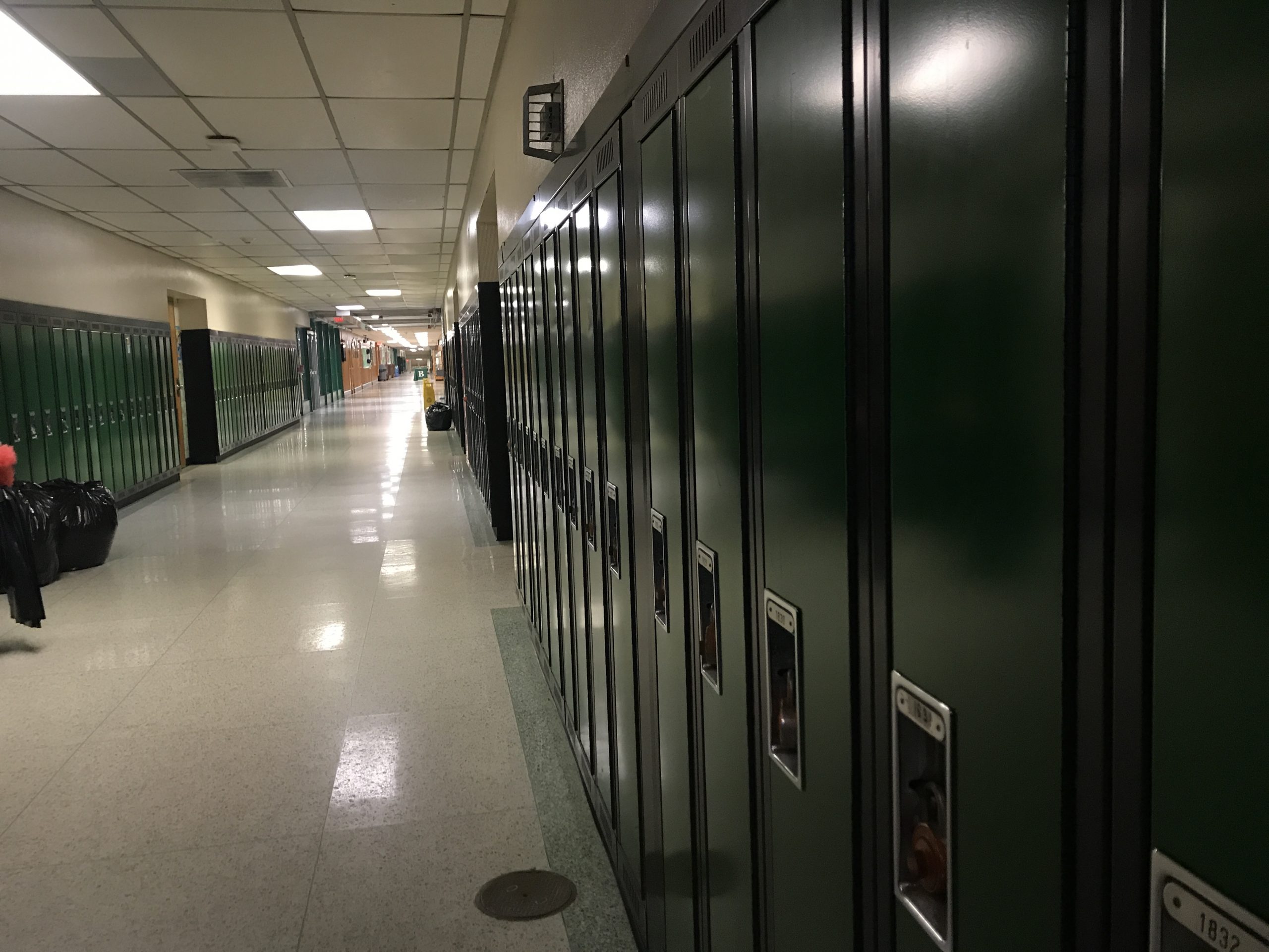 School lockers. (Photo: Daniel Nee)
