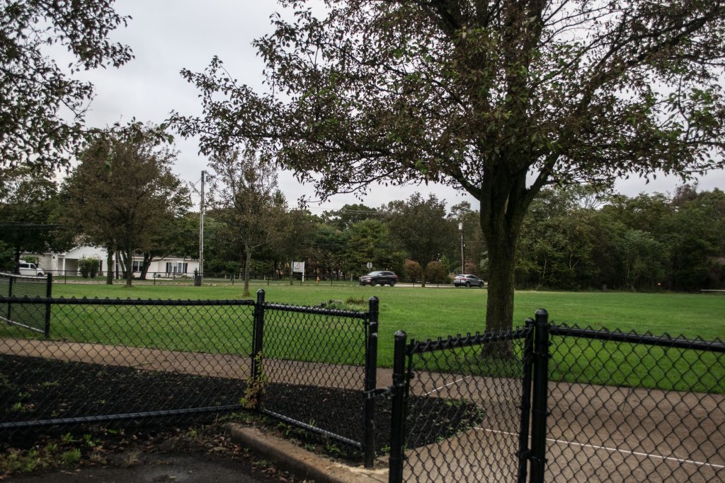 The area of Castle Park where a skate park is being planned in Toms River. (Photo: Daniel Nee)