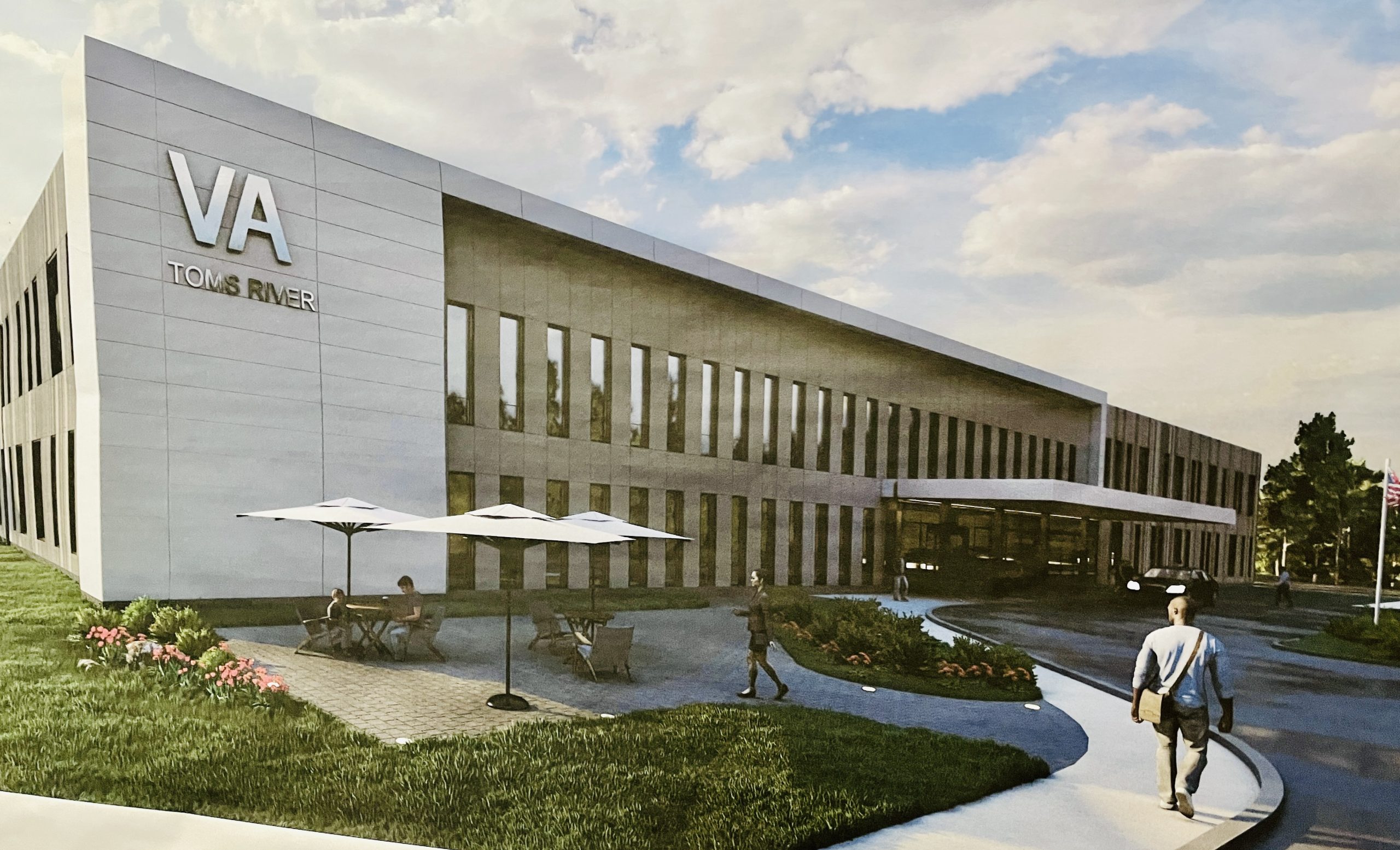 A rendering of the planned VA Outpatient Clinic in Toms River. (Photo: Daniel Nee)