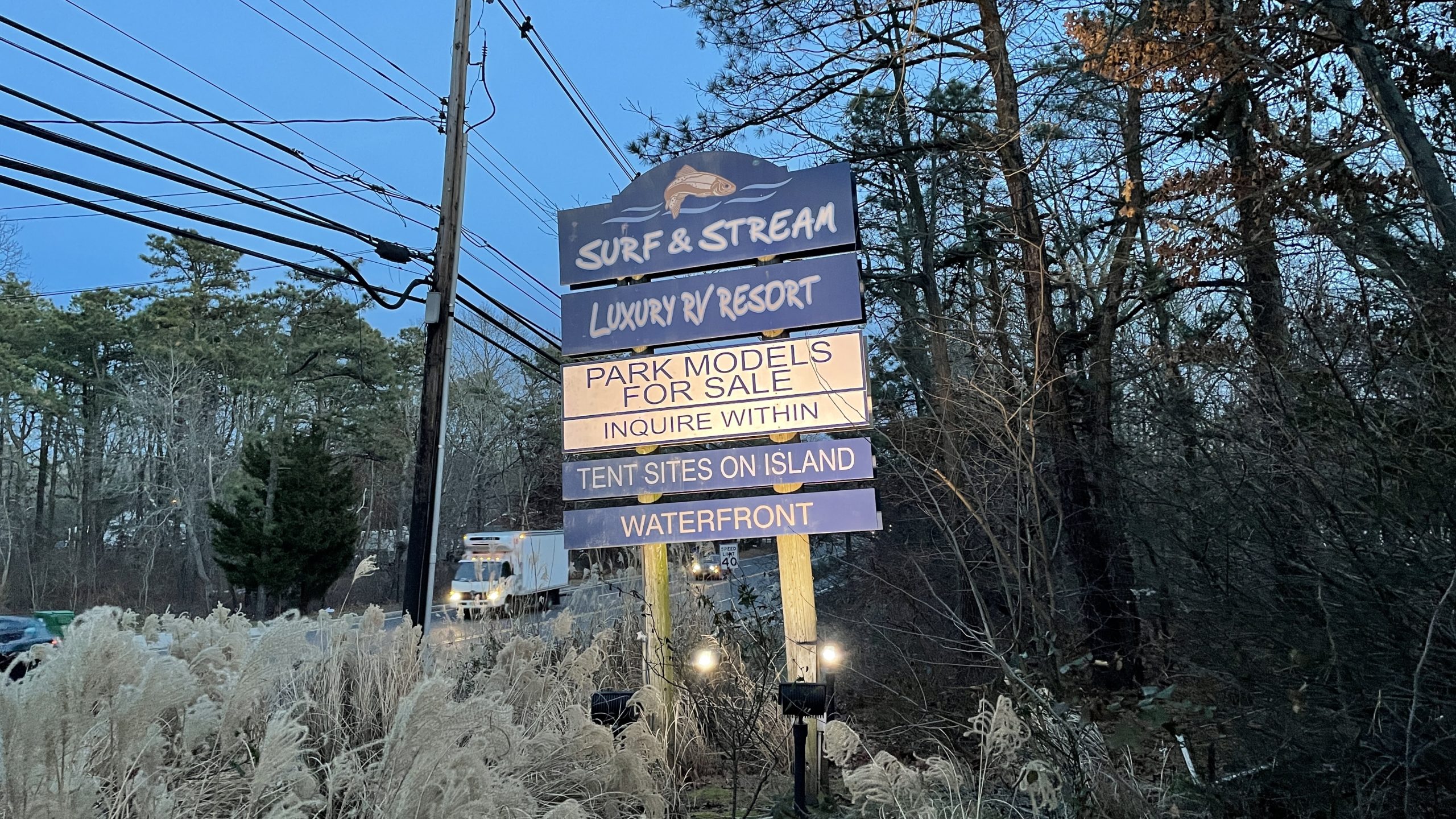 The Surf and Stream campground, Manchester, N.J., Jan. 13, 2022. (Photo: Daniel Nee)