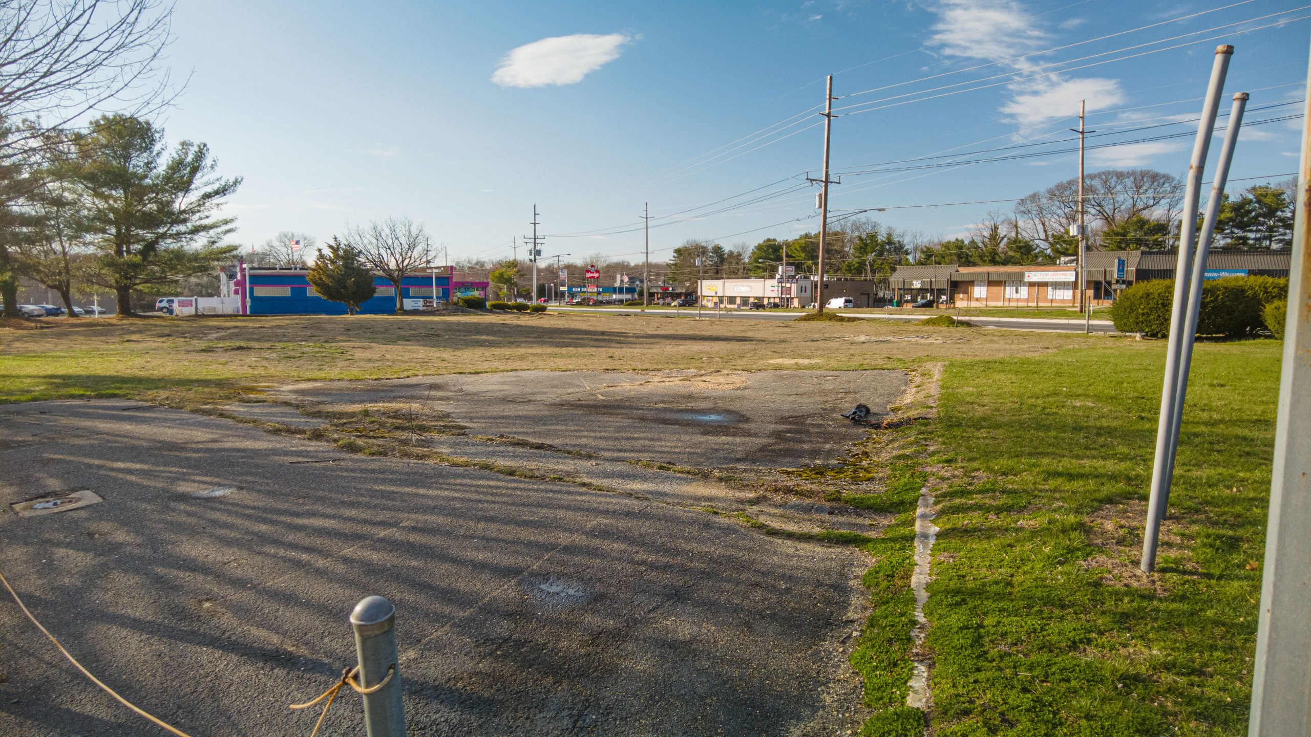 The site of a proposed Chipotle restaurant at 465 Route 37 East, March 2022. (Photo: Daniel Nee)