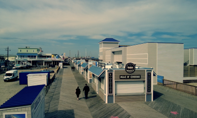 Visitors enjoy a warm day on the Seaside Heights boardwalk, April 13, 2022. (Photo: Daniel Nee)