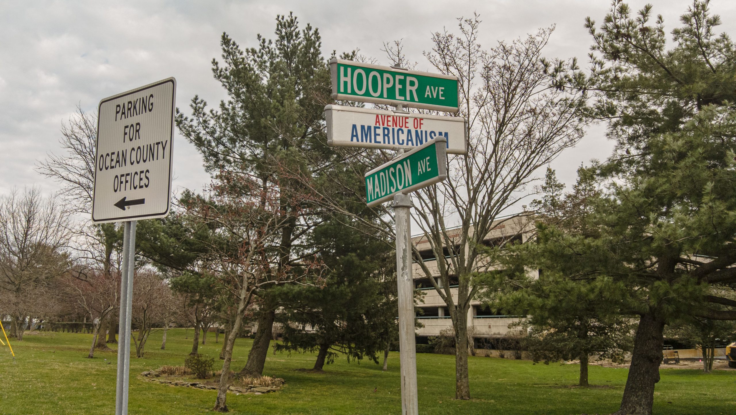 Hooper Avenue and Madison Avenue in Toms River, where new county facilities may be constructed. (Photo: Daniel Nee)