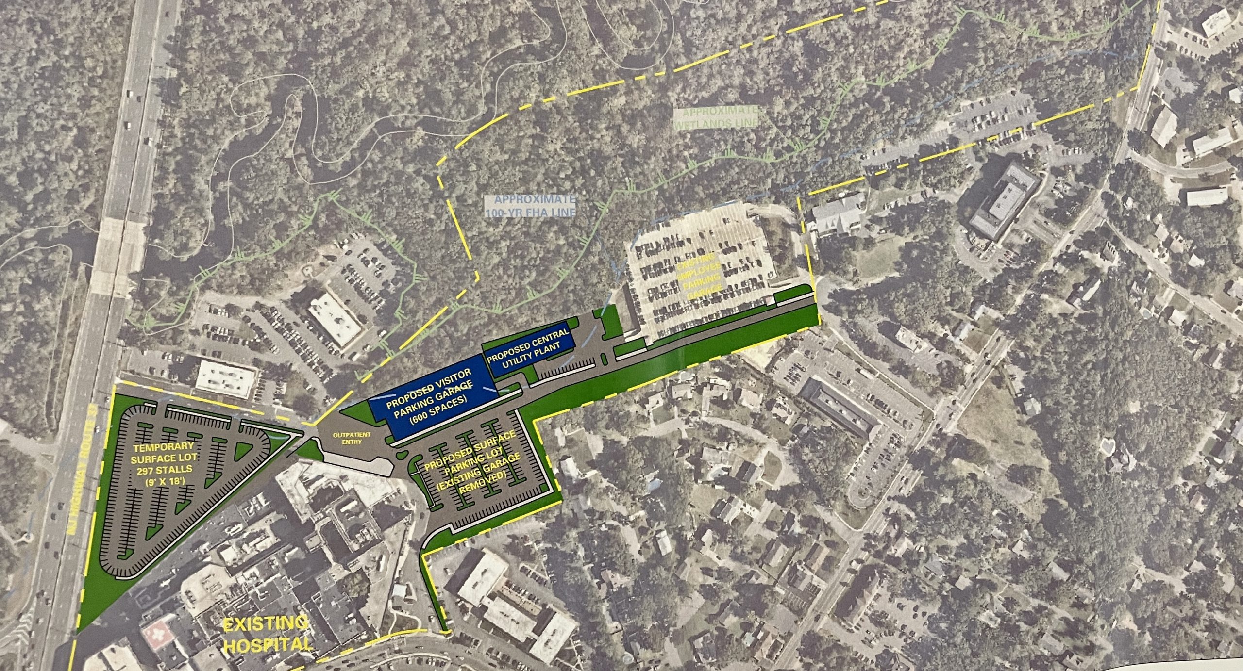 Community Medical Center's proposed expansion plans. (Photo: Daniel Nee/Planning Document)