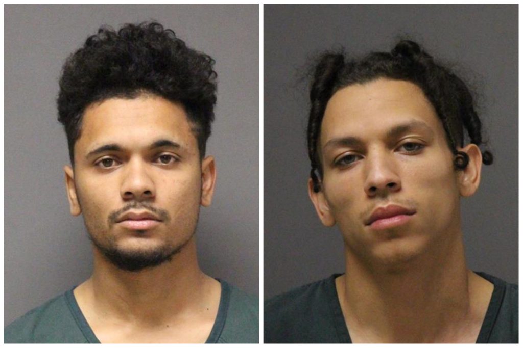 Ravene Johns, 25, and Malik Williams, 21, both of Brooklyn Park, Minnesota, charged in the theft of catalytic converters in Toms River, N.J., Oct. 2022. (Photo: Ocean County Jail)