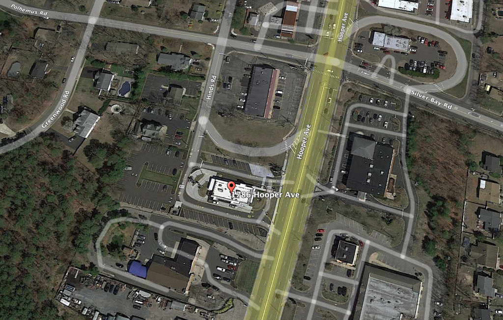 1786 Hooper Avenue (Credit: Google Earth)