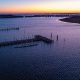 Monday's Sunset On Barnegat Bay Paves Way for Cloudy (But Mild) Week Ahead