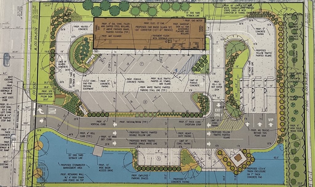 Plans for a future car was at 833 Fischer Boulevard, Toms River, March 2023. (Planning Document)