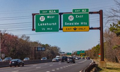 Garden State Parkway interchange 82. (Photo: Daniel Nee/Shorebeat)
