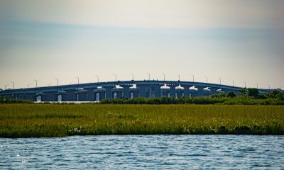 The Route 37 bridge, as viewed from the north. (Photo: Daniel Nee)