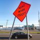 A road work sign in Toms River, N.J., April 2023. (Photo: Shorebeat)