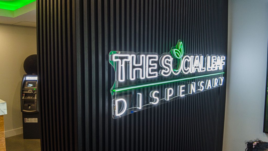 Ocean County's first recreational cannabis dispensary, The Social Leaf, July 2023. (Photo: Shorebeat)