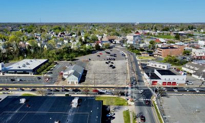 The location of a proposed development application in downtown Toms River, April 2024. (Photo: Shorebeat)