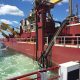 The dredge boat Liberty Island, in support of beach replenishment off Long Beach Island, NJ. (Photo: Daniel Nee)